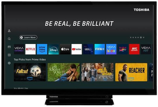 Toshiba Smart Television 24" HD Ready LED 24WV3F63DG (2024)