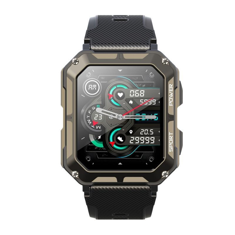 Rubicon RNCF27 54mm Smartwatch With Heart Rate Monitor Black view 2