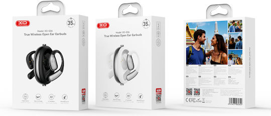XO G36 Open Ear Bluetooth Handsfree Earphones with Charging Case Black view 4