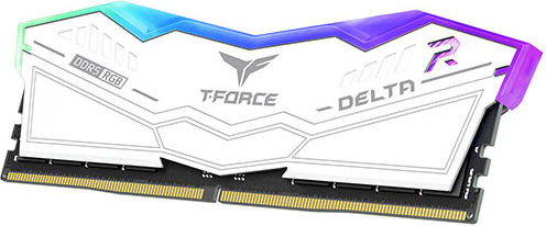 TeamGroup Delta RGB White DDR5 32GB RAM with 2x16GB Modules and Speed 6000 for Desktop FF4D532G6000HC38ADC01 – widok 5