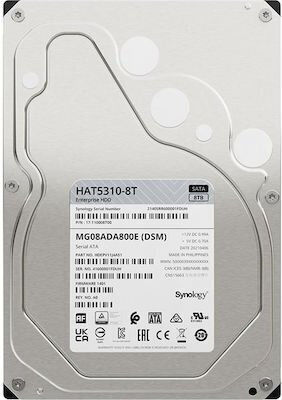 Synology Plus 8TB HDD Hard Drive 3.5" SATA III 7200rpm for NAS HAT3310-8T view 3