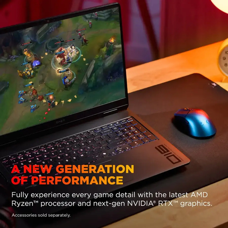 HP OMEN 16-ap0053dx 16" IPS FHD+ 144Hz (Ryzen 9-8940HX/32GB/1TB SSD/GeForce RTX 5060/W11 Home) (US Keyboard) view 4