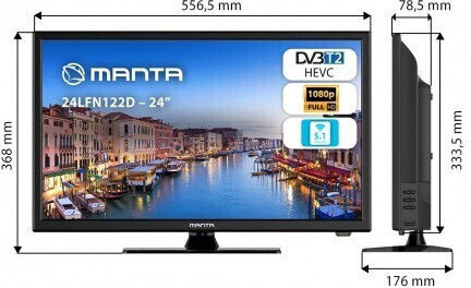 Manta Television 24" Full HD LED 24LFN122D (2023) view 3