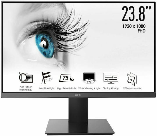 MSI Pro MP241X IPS Monitor 23.8" FHD 1920x1080 with Response Time 4ms GTG