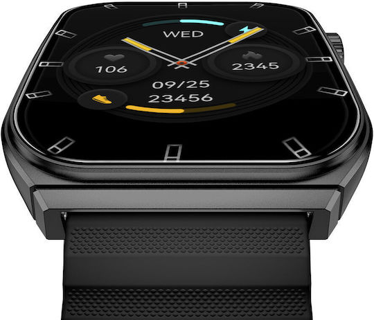 Ksix Olympo Smartwatch with Heart Rate Monitor (Black) view 3