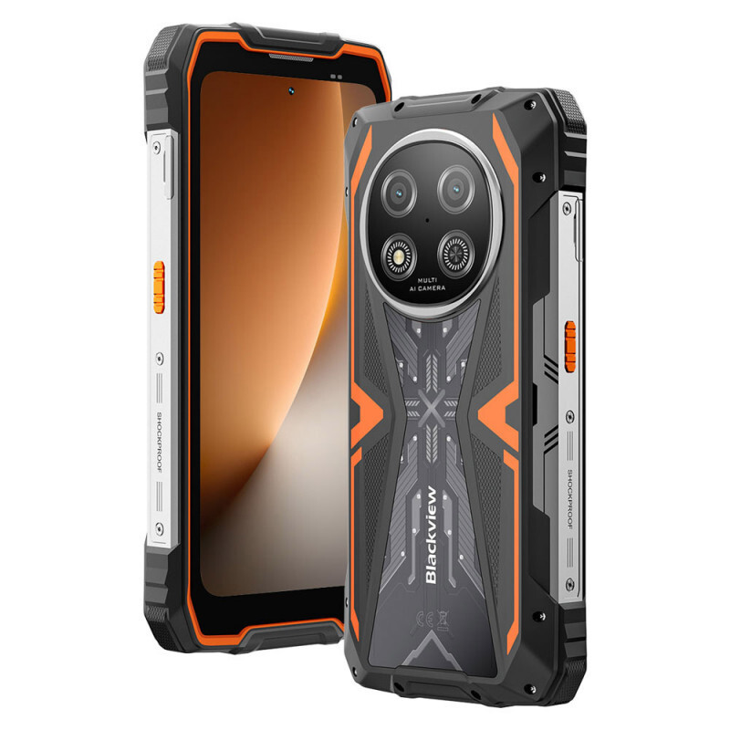 BlackView Rock 2 5G Dual SIM (8/256GB) Rugged Smartphone Orange Ansicht 2
