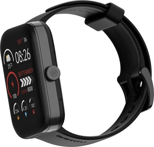 Noise ColorFit Pulse 2 Max 45mm Smartwatch with Heart Rate Monitor (Black) view 3