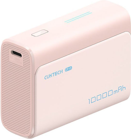 Cuktech CP13 Power Bank 10000mAh 30W with USB-C Port Pink