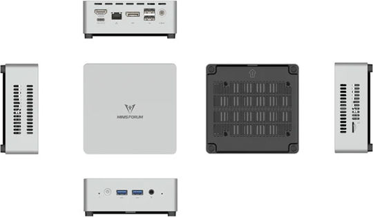Minisforum UN100L Mini PC (N-Series N100/16GB DDR5/512GB SSD/W11 Pro) vue 4