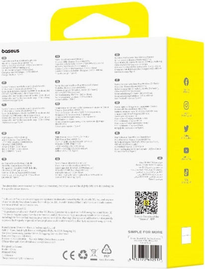 Baseus MA20 Pro In-ear Bluetooth Handsfree Earphones with Sweat Resistance and Charging Case Black view 4