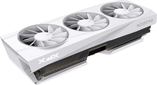 XFX Radeon RX 9070 XT 16GB GDDR6 Quicksilver White Magnetic Air Edition Graphics Card vue 4