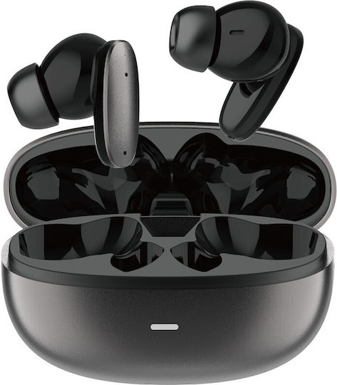 Tuqin QW24 In-ear Bluetooth Handsfree Earphones with Charging Case Black
