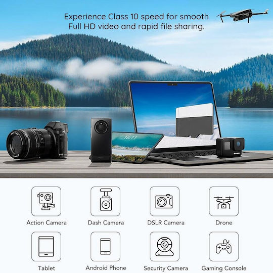 Techsuit microSDHC 256GB Class 10 10MB/s Memory Card with Adapter view 4