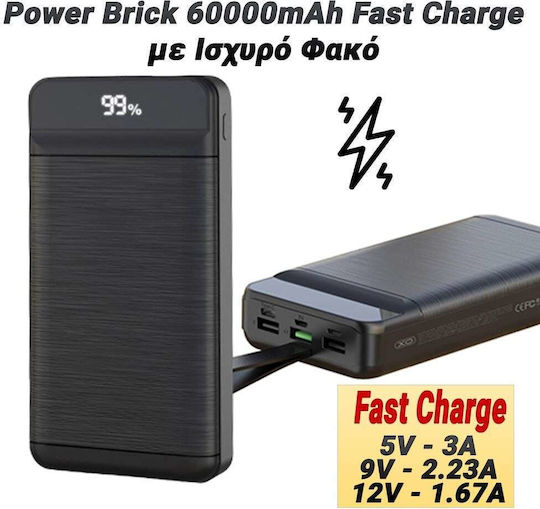 Power Bank 60000mAh with 2 USB-A Ports and 2 USB-C Ports view 1