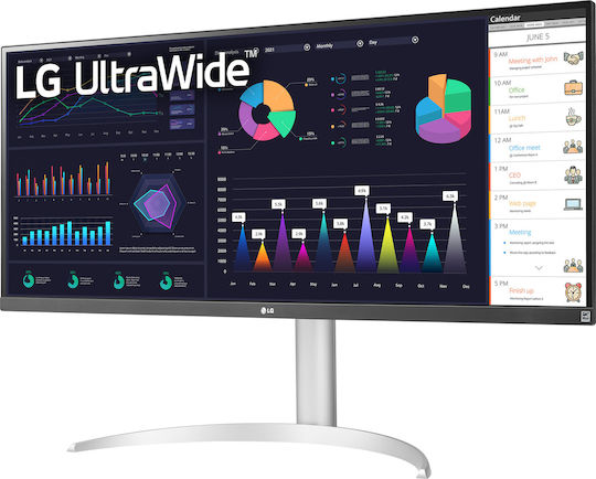 LG 34WQ650-W Ultrawide IPS HDR Monitor 34" FHD 2560x1080 with Response Time 5ms GTG view 2