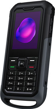 TCL 3189 Dual SIM (125MB) Resistant Mobile with Buttons Himalaya Gray view 5