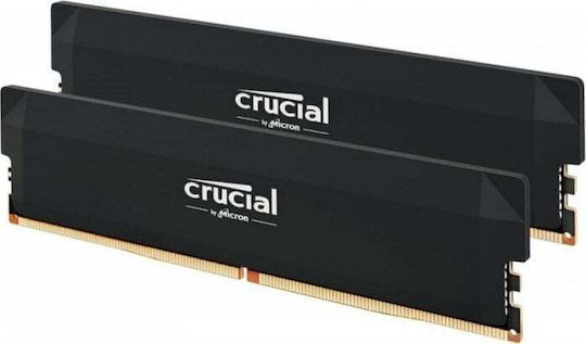 Crucial Pro DDR5 64GB RAM with 2x32GB Modules and Speed 6400 for Desktop CP2K32G64C40U5B vue 2