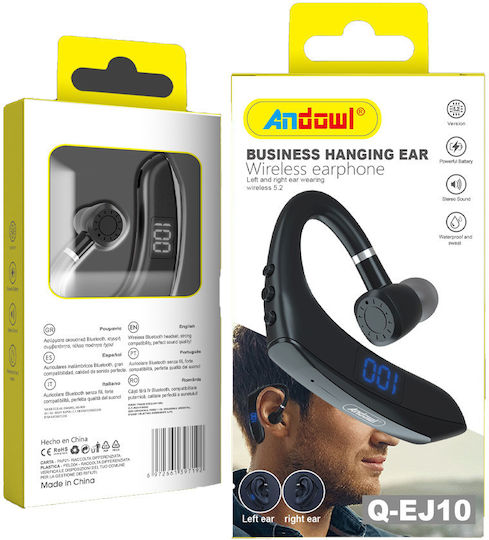 Andowl Q-EJ10 In-ear Bluetooth Handsfree Earphone Black view 2