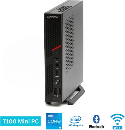 OptimX T100-H610 Mini PC (Core i5-13400/16GB DDR4/512GB SSD/No OS) view 1
