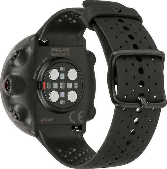 Polar Vantage M M/L Stainless Steel 46mm Waterproof Smartwatch with Heart Rate Monitor (Black) view 8
