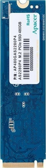 Apacer AS2280P4 SSD 512GB M.2 Type with PCI Express 3.0 Connection AP512GAS2280P4-1 vista 2