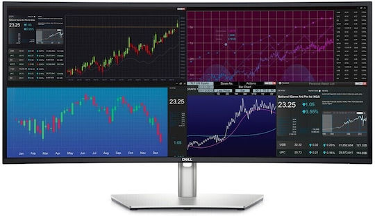 Dell UltraSharp U3423WE Ultrawide IPS Curved Monitor 34" QHD 3440x1440 with Response Time 5ms GTG view 5