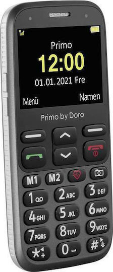 Doro Primo 368 Single SIM Mobile Mobile with Large Buttons Graphite view 4