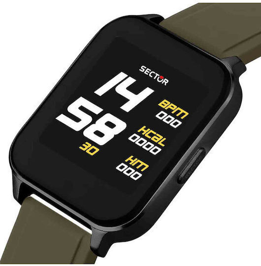 Sector S05 Smartwatch with Heart Rate Monitor (Khaki) view 2