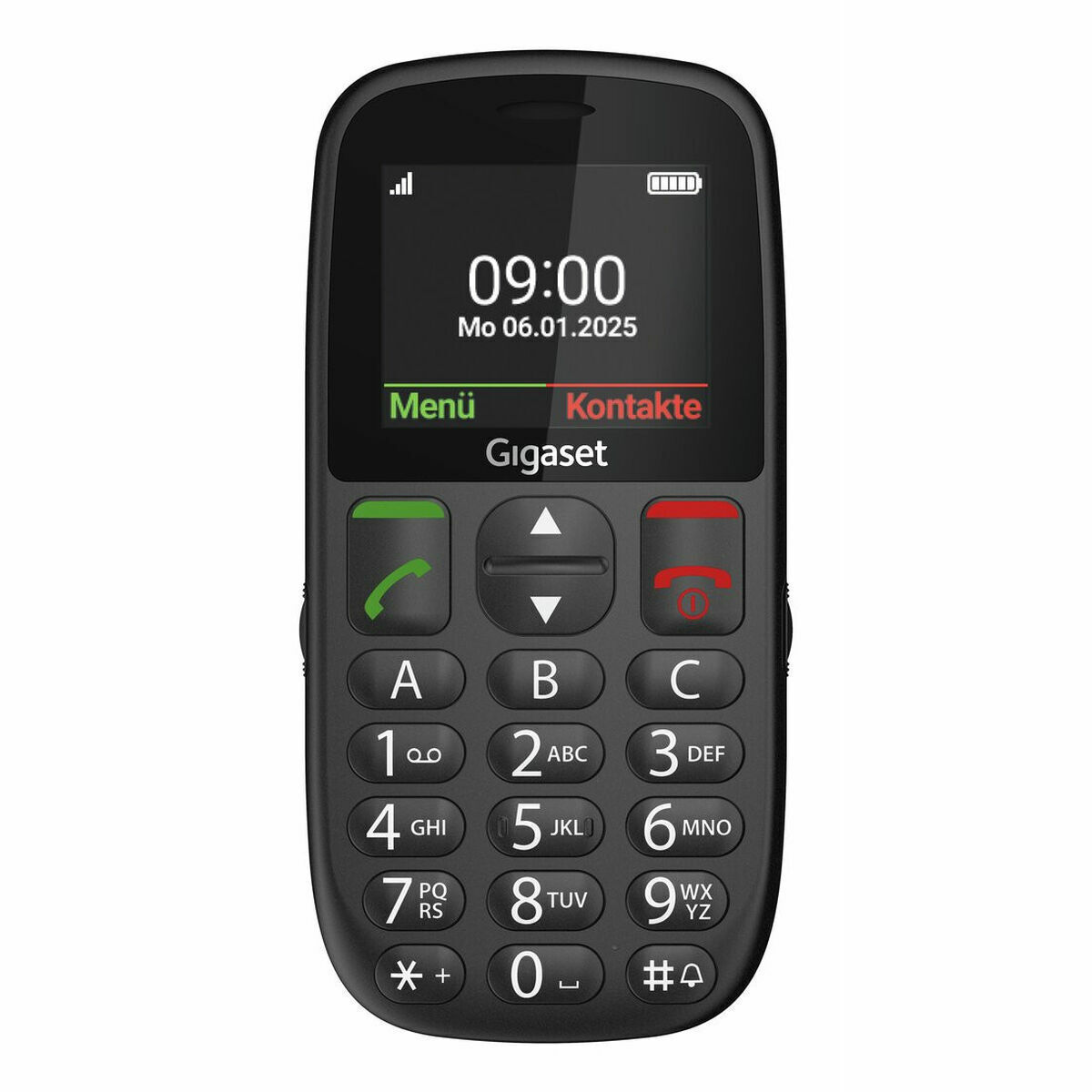 Gigaset GL395 Dual SIM Mobile with Large Buttons Black view 3