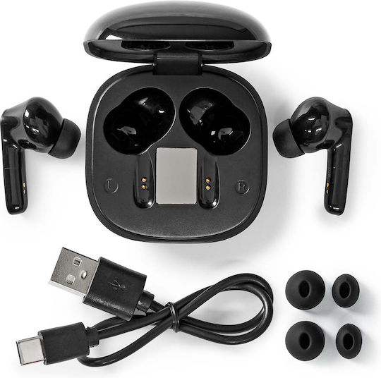 Nedis In-ear Bluetooth Handsfree Earphones with Charging Case Black view 4