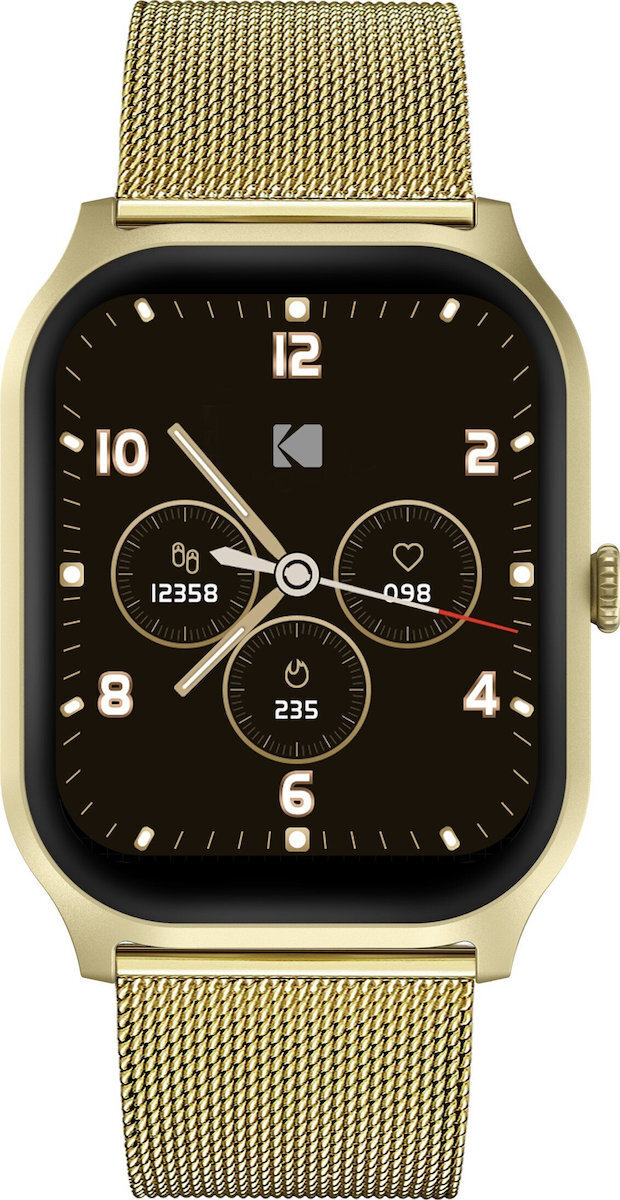 Kodak SW-7224 Smartwatch with SIM and Heart Rate Monitor Gold view 5