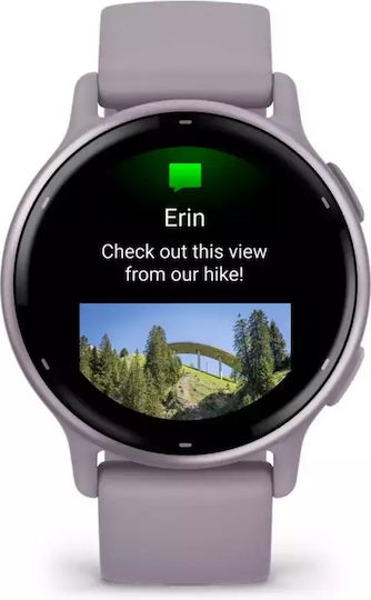 Garmin Vivoactive 5 Aluminium 42mm Waterproof Smartwatch with Heart Rate Monitor (Orchid) view 2