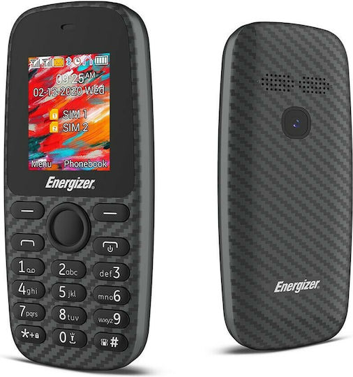 Energizer Energy E2 Dual SIM (32MB/2GB) Mobile with Buttons (English) Black view 1