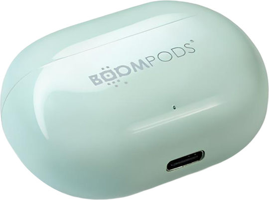 Boompods Echobuds Bluetooth Handsfree Earphones with Sweat Resistance and Charging Case Green view 2