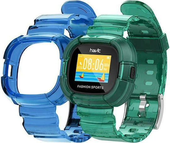 Havit M90 Smartwatch with Heart Rate Monitor (Green) view 2
