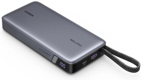Ugreen PB726 Power Bank 25000mAh 165W with USB-A Port and 3 USB-C Power Delivery Ports Gray view 2