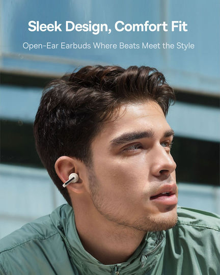 Baseus Bowie MC1 Open Ear Bluetooth Handsfree Earphones with Sweat Resistance and Charging Case White view 8
