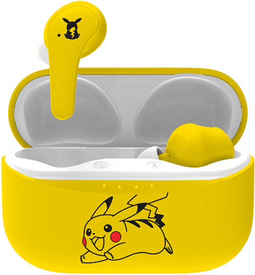 OTL Pokémon Pikachu In-ear Bluetooth Handsfree Earphones with Charging Case Yellow vue 3