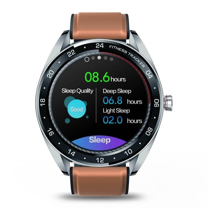Zeblaze Neo Smartwatch with Heart Rate Monitor (Brown) view 2