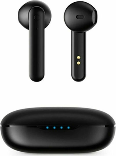 SPC Zion Go Earbud Bluetooth Handsfree Earphones with Sweat Resistance and Charging Case Black