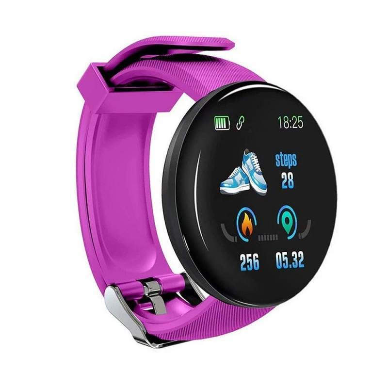 Smartwatch with Heart Rate Monitor (Purple)