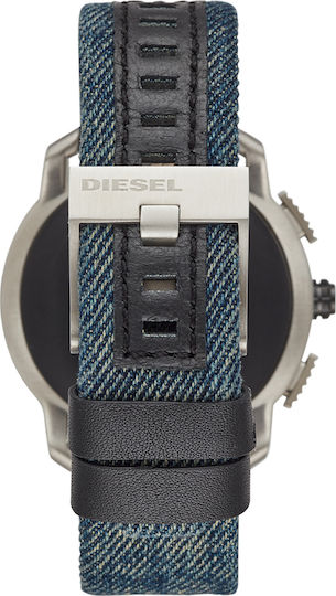 Diesel Axial Stainless Steel 48mm Smartwatch with Heart Rate Monitor (Blue) view 3