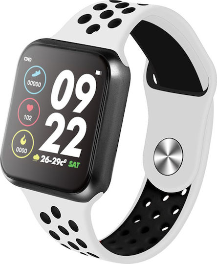 Bakeey F8 Smartwatch with Heart Rate Monitor (White) vista 2