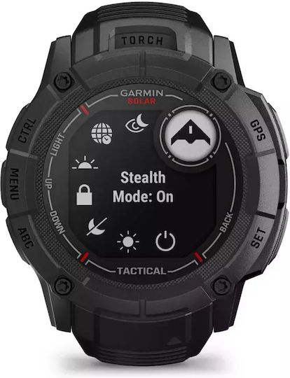 Garmin Instinct 2X Solar Tactical 50mm Waterproof Smartwatch with Heart Rate Monitor (Black) view 6