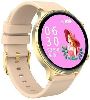 Dosspor DS30 Smartwatch with Heart Rate Monitor (Fashion Pink)