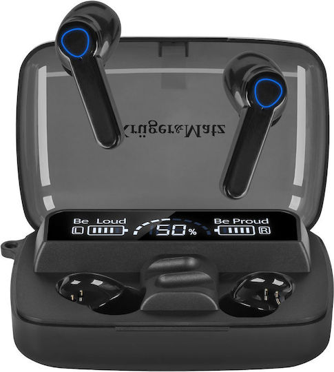 Kruger & Matz M1 In-ear Bluetooth Handsfree Earphones with Charging Case White view 2