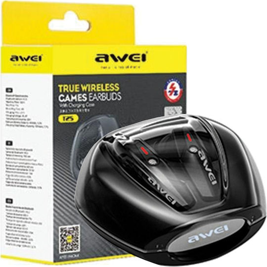 Awei T25 Tws In-ear Bluetooth Handsfree Earphones with Charging Case Black view 6