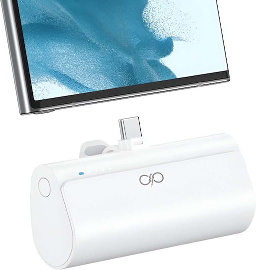 Force Power Power Bank 5000mAh 20W Power Delivery White view 3