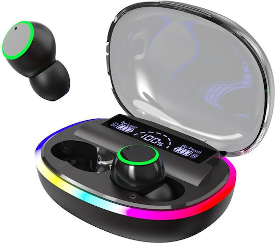 2GO Acoustic Ring In-ear Bluetooth Handsfree Earphones with Charging Case Black view 2