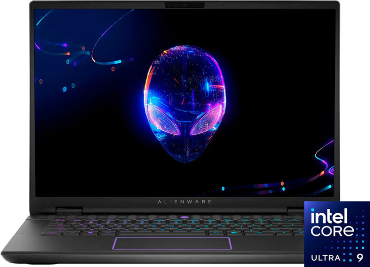 Dell Alienware m16 R2 16" QHD+ 240Hz (Ultra 9-185H/32GB/1TB SSD/GeForce RTX 4070/W11 Home) Dark Metallic Moon (US Keyboard) view 1